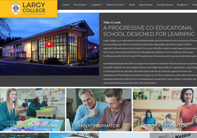 Website Design for Largy Secondary school
